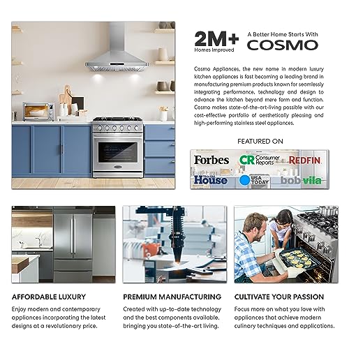 COSMO COS-12MWDSS 24 in. Built-in Microwave Drawer with Automatic Presets, Touch Controls, Defrosting Rack and 1.2 cu. ft. Capacity in Stainless Steel