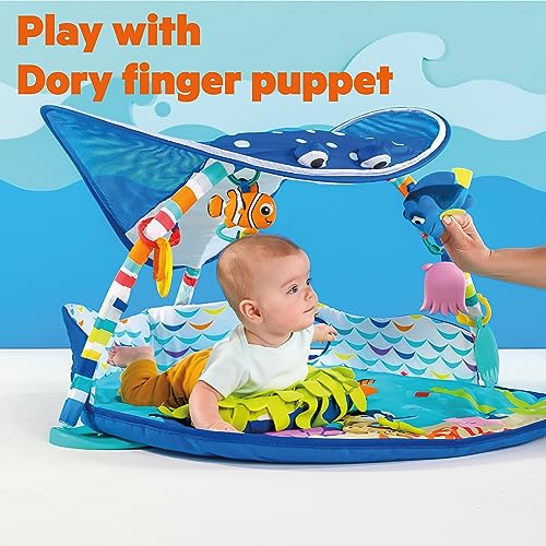 Bright Starts Disney Baby Finding Nemo Mr. Ray Ocean Lights & Music Gym, Ages Newborn +