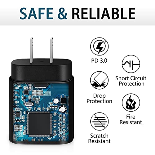 <2Pack> USB C Charger, 25W Samsung Super Fast Charger with Type C Charger Cable 6ft Type C Charger Fast Charging for Samsung Galaxy S23 Ultra/S23/S23+/S22/S22 Ultra/S22+/S21 Ultra/S20 Ultra/Note 20