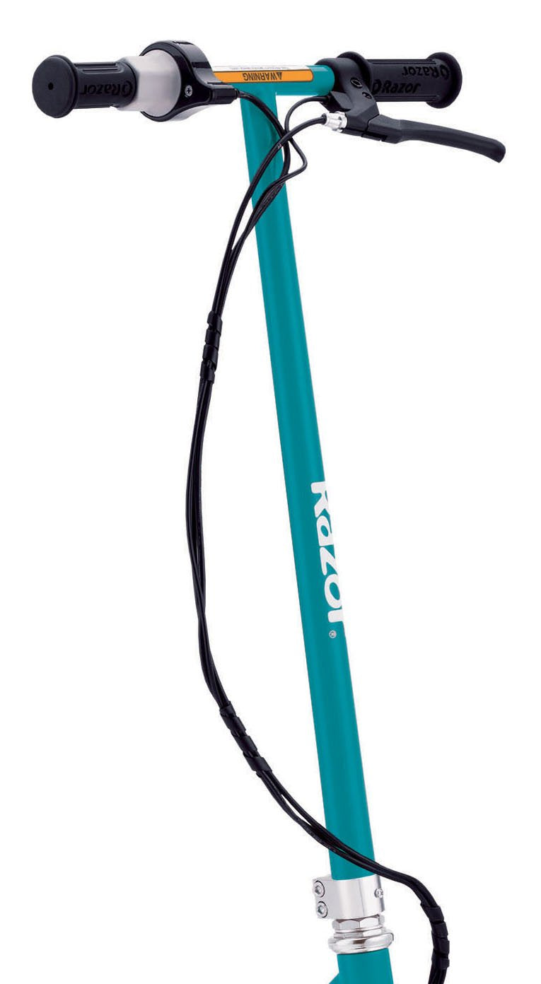 Razor E200S Electric Scooter - 8" Air-filled Tires, 200-Watt Motor, Up to 12 mph and 40 min of Ride Time, Teal