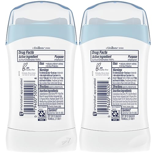 Dove Deodorant Set - Invisible Solid Deodorant for Women, Dove Antiperspirant Deodorant, 48-Hour Effective Protection with Nourishing Oils for Soothing Sensitive Skin, Scented, 1.6 Oz (4 Piece Set)