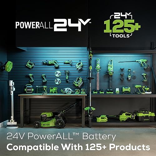 Greenworks 24V 12" Brushless Cordless Compact Chainsaw (Great For Storm Clean-Up, Pruning, and Firewood / 125+ Compatible Tools), Tool Only