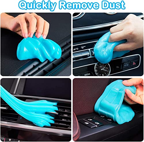 LEGONGSO Car Cleaning Gel Detailing Putty Car Putty Auto Detailing Tools Car Interior Cleaner Cleaning Slime Car Assecories Keyboard Cleaner Blue