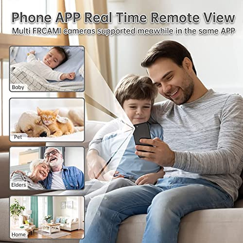 Augele Mini Camera WiFi Wireless Nanny Cam, 1080p HD Home Security Camera,Night Vision Indoor/Outdoor Small Dog Pet Camera for Mobile Phone Applications in Real Time