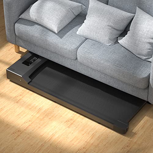 Under Desk Treadmill Walking Pad Walking Treadmill Portable Desk Treadmill Slim Walking Running for Home Office Exercise, Remote & LED Display - Black