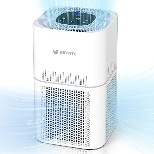 Dayette HEPA Air Purifiers for Home Large Room, CADR 300+mΒ³/h Up to 1290ftΒ² with Air Quality Sensor, H13 True HEPA Filter Remove 99.97% of Dust, Mold, Allergies, Odor, Pets Dander, Smoke, Pollen
