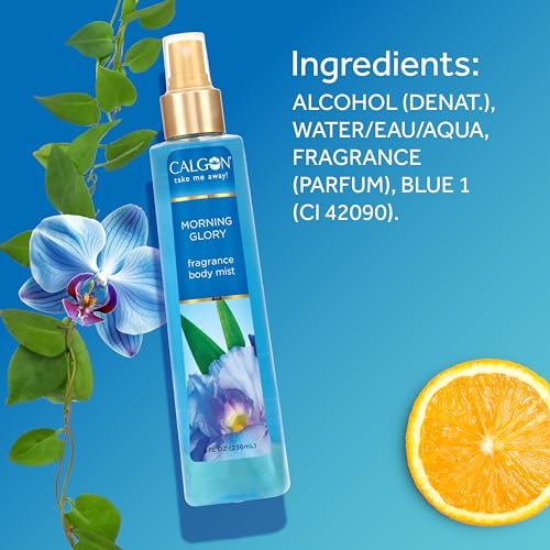 Calgon Morning Glory Fragrance Body Mist 8 oz