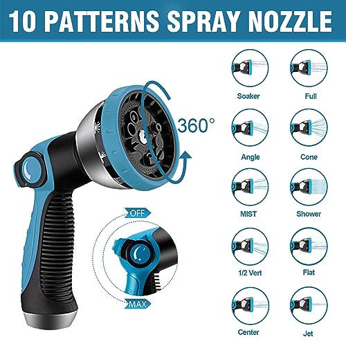 Garden Hose 100 ft Metal - Stainless Steel Water Hose Flexible Garden Hose Lighweight Metal Hose No Kink Water Pipe