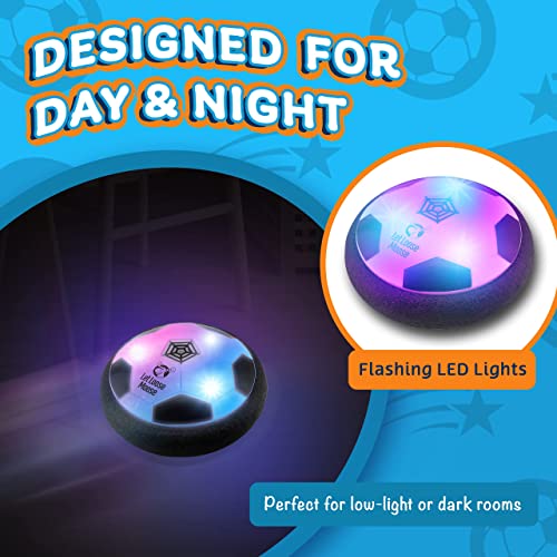 LLMoose Hover Soccer Ball - 2 Pack - Toys for Boys 4-6 - Gifts For Boys 8-12 - Birthday Gifts For Kids- Kids Toys - Stuff For Kids - Toys For Boys Age 8-12 - Toys For Kids - Indoor Games for Kids