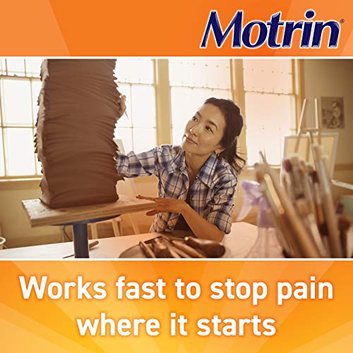 Motrin IB, Ibuprofen 200mg Tablets for Fever, Muscle Aches, Headache & Back Pain Relief, 100 ct.
