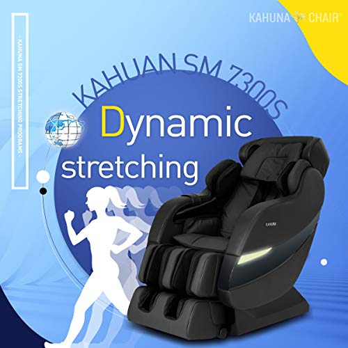 Kahuna Massage Chair-Premium SL-Track SM-7300S Black-Ultimate Relaxation Experience for Home with Superior Comfort and Support, Massage Chairs Perfect for Personal Use