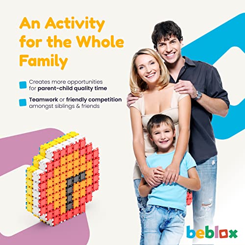BEBLOX Building Blocks | Building Toys for Kids Ages 4-8 250-Piece Set - Learning & Educational Fun Stem Toys - Birthday Gifts for Boys & Girls Age 4 5 6 7 8 9 10 11 & 12 Year Old Toys