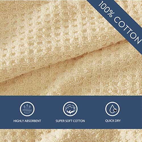 Tommy Bahama - Bath Towels Set, Highly Absorbent Cotton Bathroom Decor, Low Linting & Fade Resistant (Nothern Pacific Sun Yellow, 6 Piece)