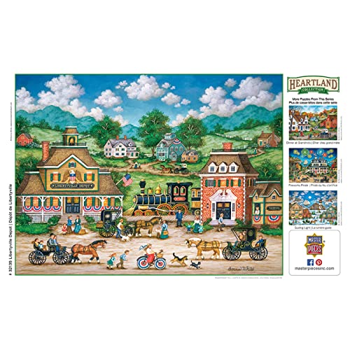 Masterpieces 550 Piece Jigsaw Puzzle for Adults, Family, Or Kids - Libertyville Depot - 18"x24"