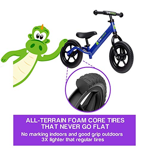 The Original Croco Ultra Lightweight and Sturdy Balance Bike. 3 Models for 2, 3, 4 and 5 Year Old Kids. Unbeatable Features. Toddler Training Bike, No Pedal. The lightest and Most Equipped