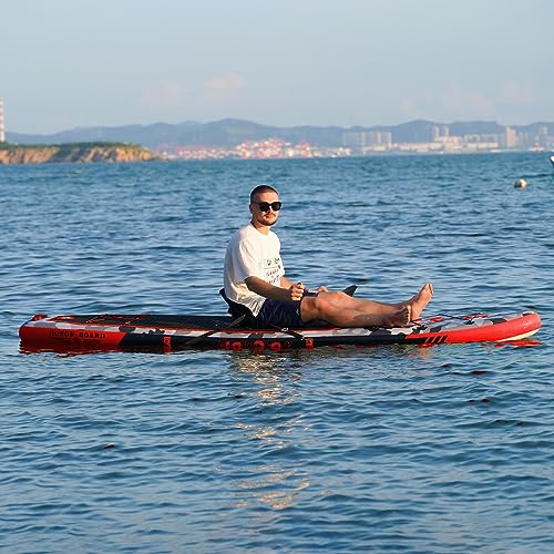 FunWater Inflatable Stand Up Paddle Board with Premium SUP Paddle Board Accessories Ultra-Light Inflatable Paddleboard with Kayak Seat