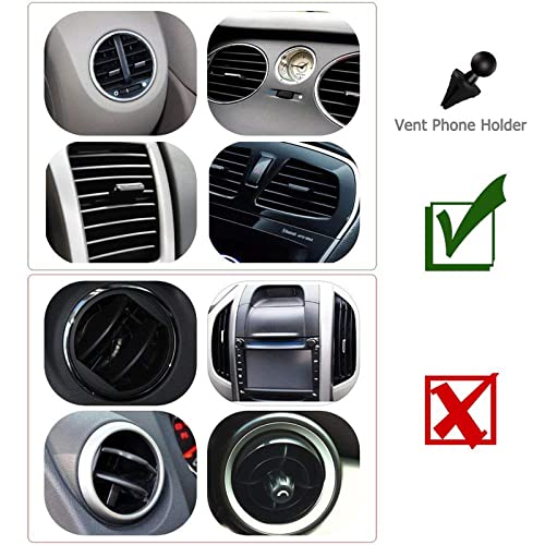 Car Phone Mount, Vansky 3-in-1 Cell Phone Holder Car Air Vent Holder Dashboard Mount Windshield Mount for iPhone Xs Max R X 8 Plus 7 Plus 6S Samsung Galaxy S9 S8 Edge S7 S6 LG Sony and More
