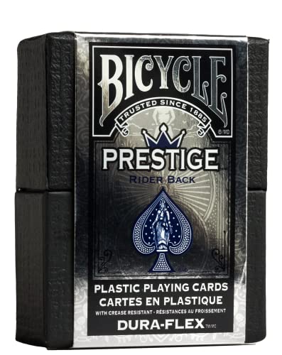 Bicycle Prestige Plastic Playing Cards (Colors May Vary)