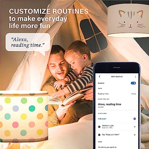 Sengled Alexa Light Bulb, S1 Auto Pairing with Alexa Devices, Warm Light Bulbs, Smart Light Bulbs that work with Alexa, Bluetooth Mesh Smart Home Lighting, E26 60W Equivalent, 800LM, 1-Pack