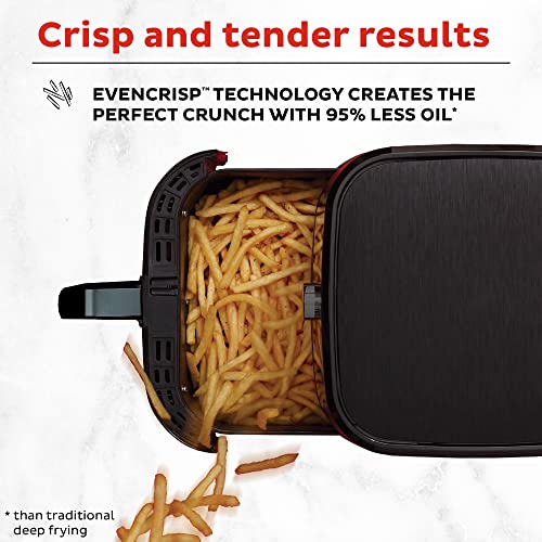 Instant Pot 5.7-QT Air Fryer Oven with Accessories, From the Makers of Instant Pot, Customizable Smart Cooking Programs, Digital Touchscreen, Dishwasher-Safe Basket, App with over 100 Recipes