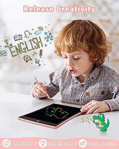 KOKODI LCD Writing Tablet 2 Pack for Kids 8.5inch, Colorful Toddler Drawing Pad Doodle Board, Educational Learning Travel Toys Gifts for Girls Boys Age 3 4 5 6 7 8