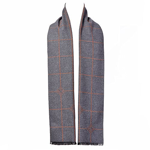 OHAYOMI Mens Scarf Winter Fashion Formal Soft Scarves for Men