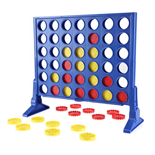 Connect 4 Classic Grid , 4 in a Row Game, Strategy Board Games for Kids, 2 Player . for Family and Kids, Ages 6 and Up