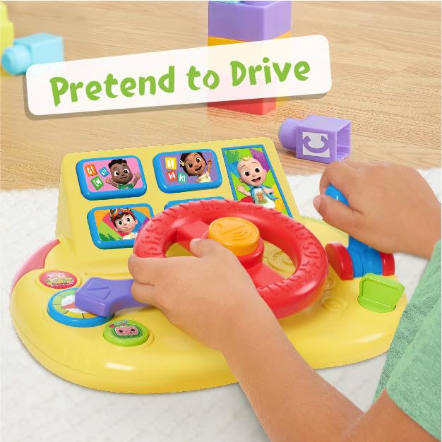 CoComelon Learning Steering Wheel, Learning & Education, Kids Toys for Ages 18 Months Up
