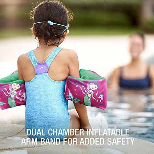 Speedo Unisex-Child Swim Arm Bands Begin to Swim Orange/Blue, One Size