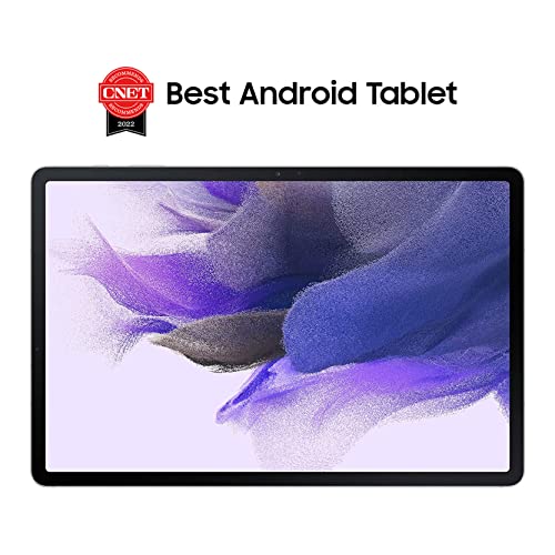 SAMSUNG Galaxy Tab S7 FE 12.4” 256GB WiFi Android Tablet, Large Screen, S Pen Included, Multi Device Connectivity, Long Lasting Battery, US Version, 2021, Mystic Silver