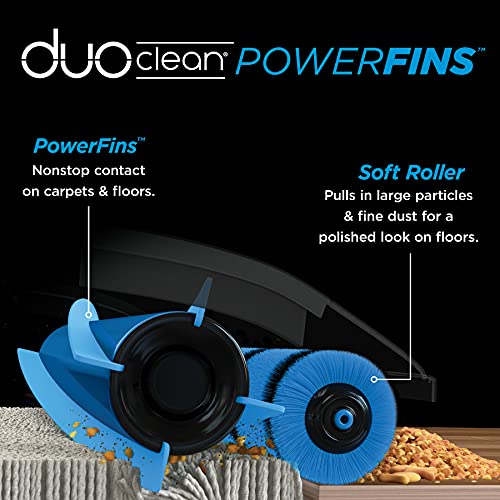 Shark ICZ362H Vertex Pro Powered Lift-Away Cordless Vacuum with IQ Display, DuoClean PowerFins, Includes Crevice Tool, Pet Multi-Tool & Anti-Allergen Dusting Brush, 60min Runtime, Electric Blue