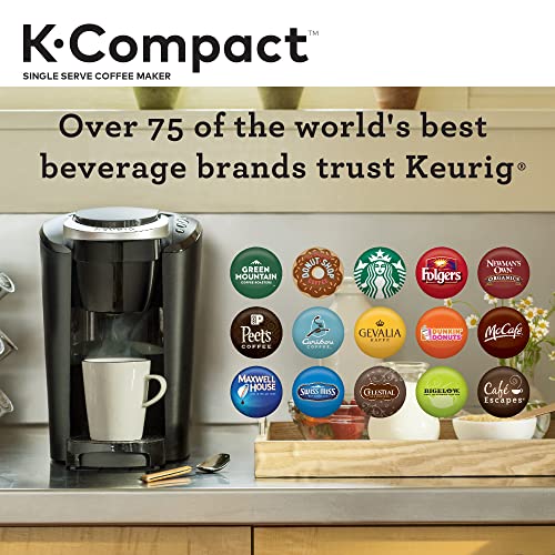 Keurig K-Compact Single-Serve K-Cup Pod Coffee Maker, Black (Packaging May Vary)