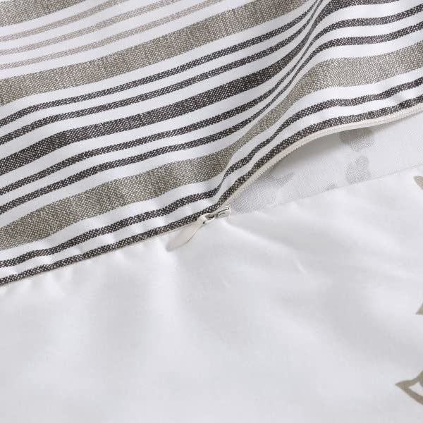Stone Cottage - King Duvet Cover Set, Cotton Sateen Bedding with Matching Shams, Elegant Home Decor (Willow Tan/Beige, King)