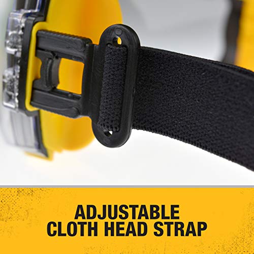 Dewalt DPG82-11C Concealer Clear Anti-Fog Dual Mold Safety Goggle, Clear Lens, 1 Pair