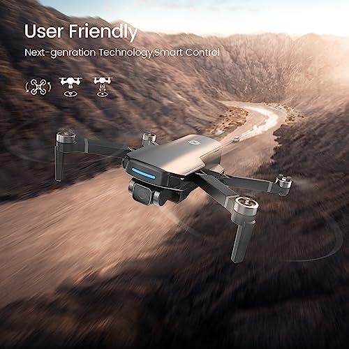 Holy Stone GPS Drone with 4K UHD Camera for Adults Beginner; HS360S 249g Foldable FPV RC Quadcopter with 10000 Feet Control Range, Brushless Motor, Follow Me, Smart Return Home, 5G Transmission