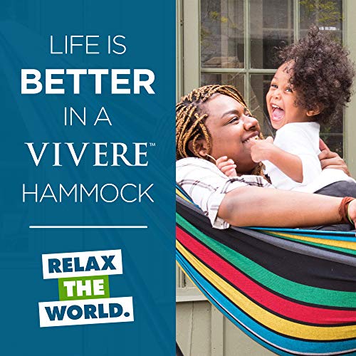 Vivere UHSDO9-27 Hammock, 9', Rio Night with Charcoal Frame