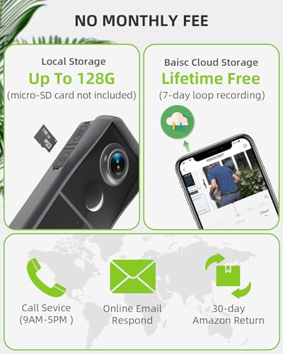 MUBVIEW Doorbell Camera Wireless with Chime, Video Doorbell - No Subscription, Voice Changer, Motion Zones, 1080HD, PIR Human Detection, 2.4Ghz WiFi, Battery-Powered Smart Doorbell