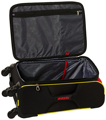 American Tourister Disney Softside Luggage with Spinner Wheels, Mickey Mouse Pants, 21-Inch