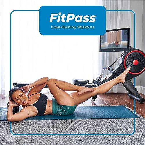Echelon Row S, + 30-Day Free Echelon Membership, HIIT, Indoor Rowing Machine, 22" Rotating Monitor, Rower for Home Gym, Live and On-Demand Classes, 32 Resistance Levels, Total Body Workout, Low Impact