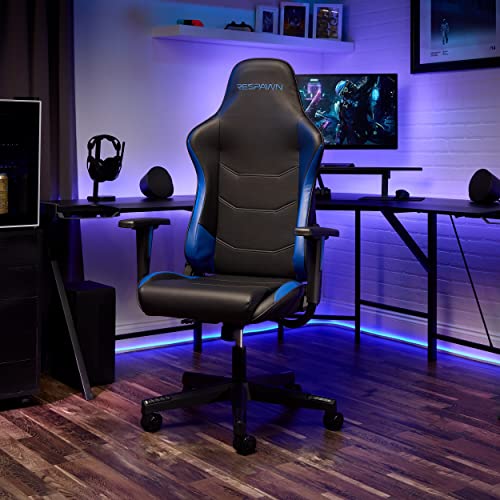 RESPAWN 110 Ergonomic Gaming Chair - Racing Style High Back PC Computer Desk Office Chair - 360 Swivel, Integrated Headrest, 135 Degree Recline with Adjustable Tilt Tension & Angle Lock - 2023 Grey