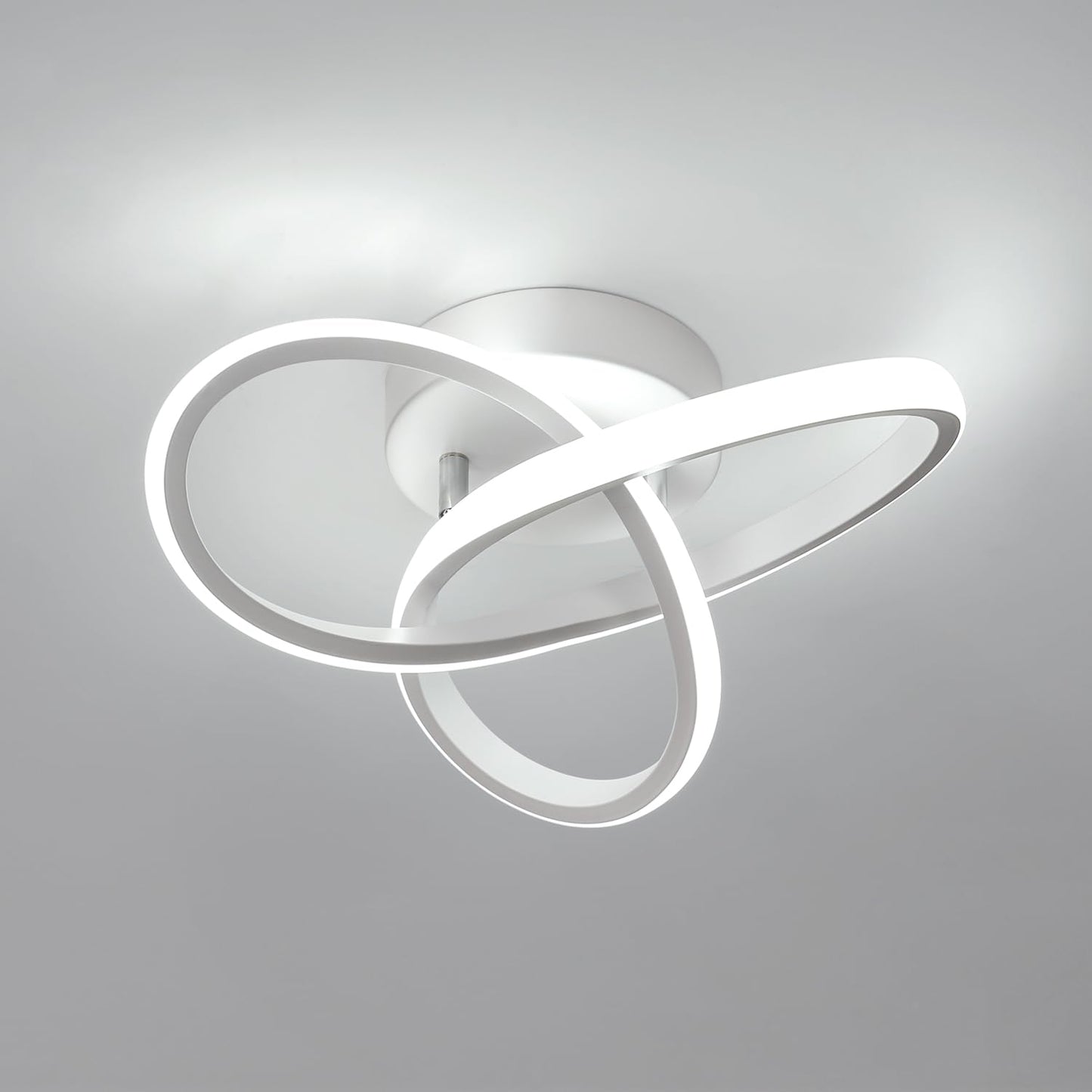DELIPOP LED Ceiling Light, 6500K Cool White Modern LED Ceiling Light, Small Hallway Light, Simple Ceiling Fixture for Bedroom, Corridor, Kitchen, Dining Room