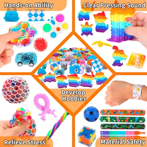 1000 Pcs Party Favors for Kids, Fidget Toys Bulk, Birthday Gift Toys, Fidgets Stocking Stuffers, Treasure Box Birthday Party, Goodie Bag Stuffers, Carnival Prizes, Pinata Filler Stuffers for Classroom