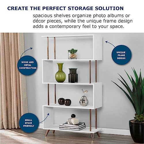 Southern Enterprises Beckerman Bookcase, Gold