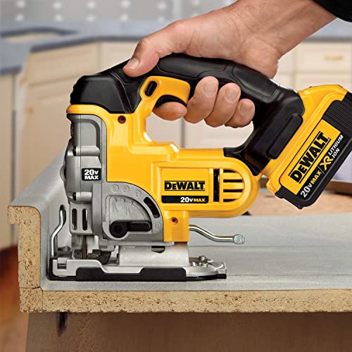 DEWALT 20V MAX XR Jig Saw, 3,000 Blade Speed, Cordless, LED Light, Bare Tool Only (DCS331B)