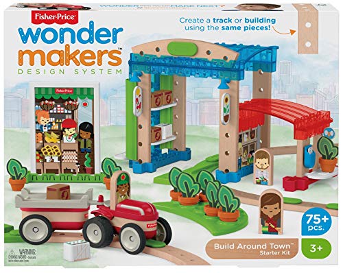 Fisher-Price Wonder Makers Design System Build Around Town Building & Track Set