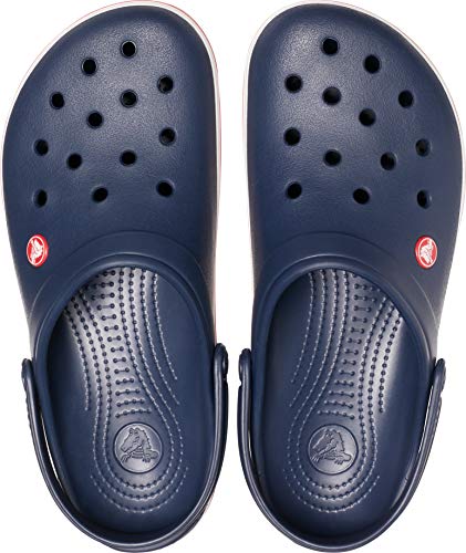 Crocs unisex adult Men's and Women's Crocband Clog, Navy, 11 D(M) US