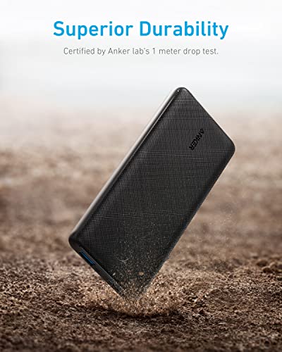 Anker Portable Charger, Power Bank, 10K Battery Pack with High-Speed PowerIQ Charging Technology and USB-C (Input Only) for iPhone 15/15 Plus/15 Pro/15 Pro Max, iPhone 14/13 Series, Samsung Galaxy