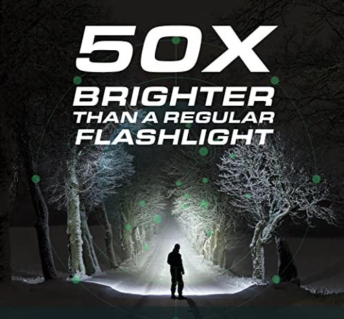 Bell+Howell Taclight Tactical Flashlights High Lumens, 3 Pack Zoomable Waterproof Flashlight, LED Flashlight, Small Heavy Duty Flashlight for Emergencies Camping Flashlight, Ultra Bright As Seen on TV
