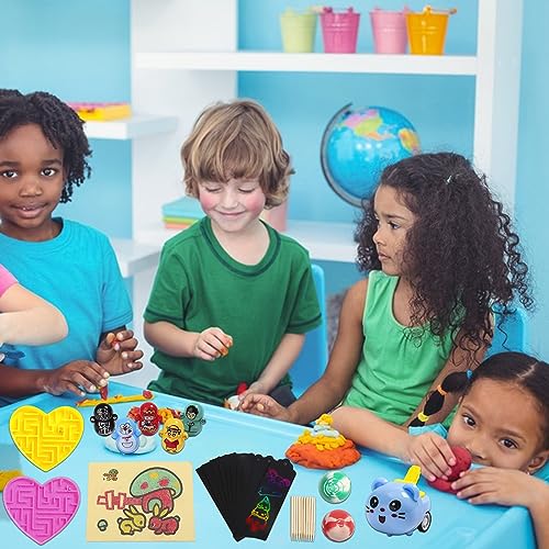 1000 Pcs Party Favors for Kids, Fidget Toys Bulk, Birthday Gift Toys, Fidgets Stocking Stuffers, Treasure Box Birthday Party, Goodie Bag Stuffers, Carnival Prizes, Pinata Filler Stuffers for Classroom