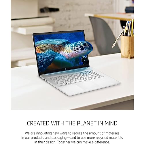 HP 17.3" HD Plus Laptop, for Business and Students, Intel Quad Core, 16GB RAM, 1TB NVMe SSD, Fullsize Keyboard, HDMI, Rapid Charge, Type-C, Windows 11 with Bundled Accessories
